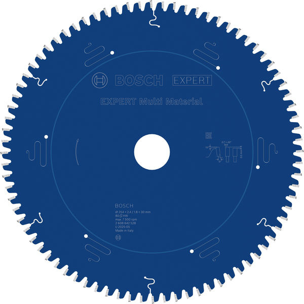 Pilový kotouč EXPERT Multi Material, 254 × 1,8 × 30 mm, T80