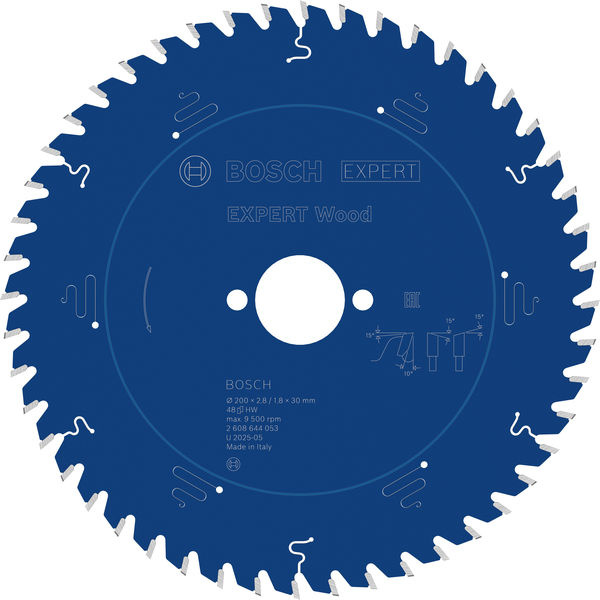 Pilový kotouč EXPERT Wood, 200 × 2,8/1,8 × 30 mm, T48