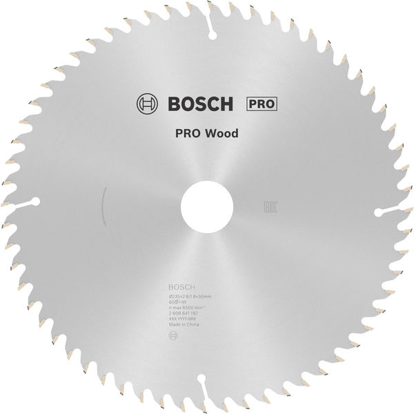 Pilový kotouč PRO Wood pro okružní pilu, 235 × 2,8 × 30 mm, T60