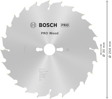 Pilový kotouč PRO Wood pro okružní pilu, 254 × 2,8 × 30 mm, T24
