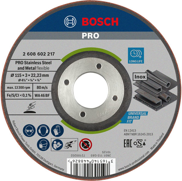Hrubovací kotouč PRO Semi-Flexible, 115 × 3 × 22,23 mm