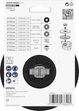 Podložný talíř PRO tvrdý, 115 mm, X-Lock