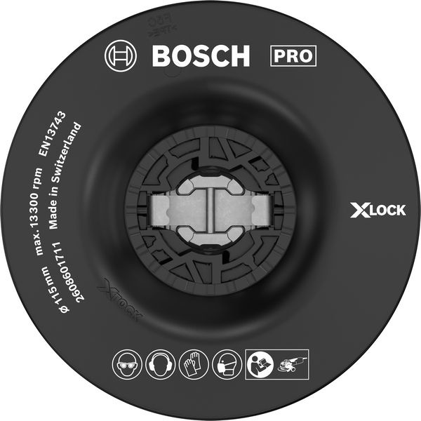 Podložný talíř PRO měkký, 115 mm, X-Lock