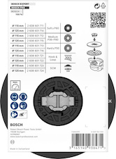 Podložný talíř PRO měkký, 115 mm, X-Lock