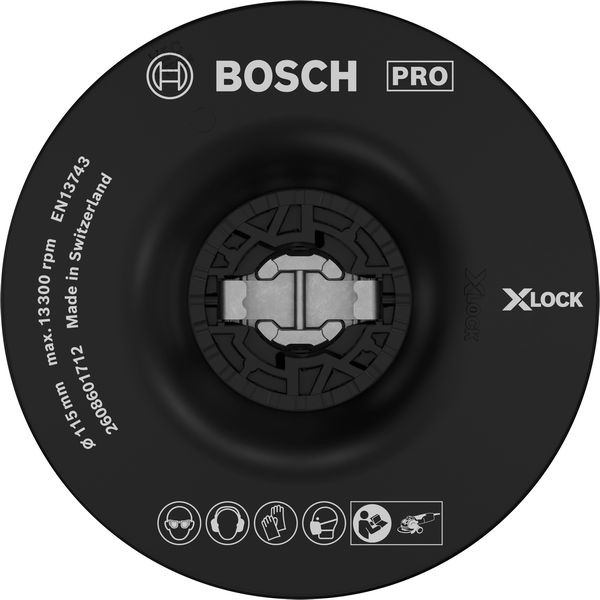 Podložný talíř PRO střední, 115 mm, X-Lock