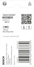 Bity PRO PH Impact, PH1 × 25, PH2 × 25, PH3 × 25 mm, 3 ks