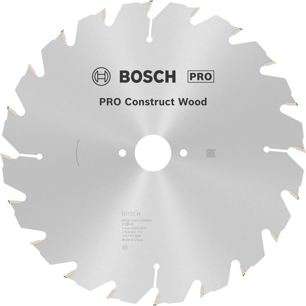Pilový kotouč PRO Construct Wood pro okružní pilu, 250 × 3,2 × 30 mm