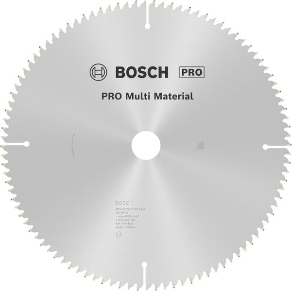 Pilový kotouč PRO Multi Material pro okružní pilu, 254 × 2,7 × 25,4 mm