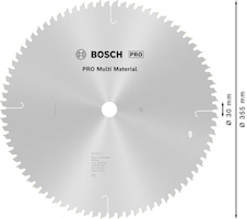 Pilový kotouč PRO Multi Material pro okružní pilu, 355 × 3 × 30 mm, T80