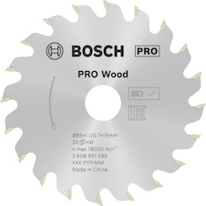 Pilový kotouč PRO Wood pro okružní pilu, 85 × 1,1 × 15 mm, T20
