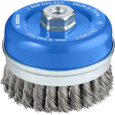 Hrncový kartáč PRO Metal heavy, 100 × 0,5 mm, závit