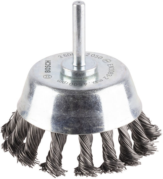 Hrncový kartáč PRO Metal heavy, rovná stopka, 65 × 0,5 mm