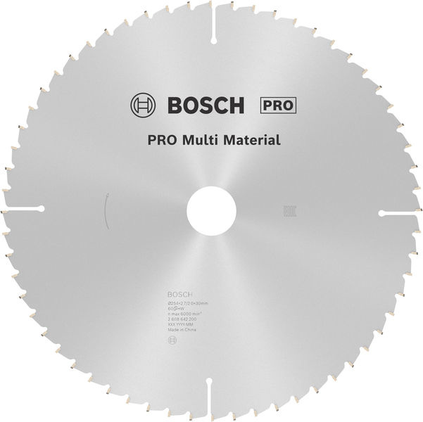 Pilový kotouč PRO Multi Material pro okružní pilu, 254 × 2,7 × 30 mm