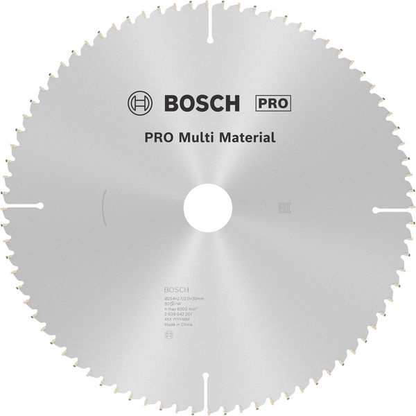 Pilový kotouč PRO Multi Material pro okružní pilu, 254 × 2,7 × 30 mm