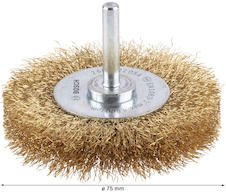 Drátěný kartáč PRO Multi Material clean, rovná stopka, 75 × 0,2 mm