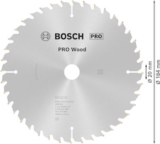 Pilový kotouč PRO Wood pro okružní pilu, 184 × 2 × 20 mm