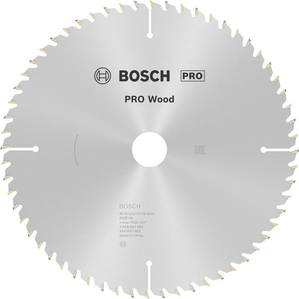 Pilový kotouč PRO Wood pro okružní pilu, 216 × 2,5 × 25,4 mm