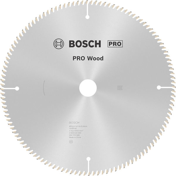 Pilový kotouč PRO Wood pro okružní pilu, 254 × 2,5 × 25 mm