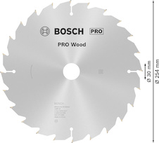 Pilový kotouč PRO Wood pro okružní pilu, 254 × 2,5 × 30 mm