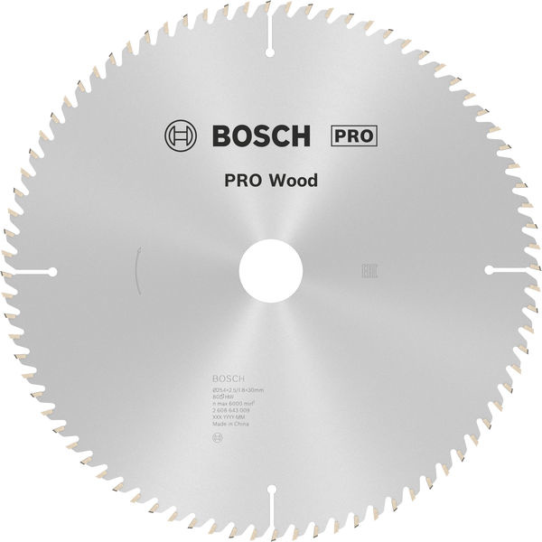 Pilový kotouč PRO Wood pro okružní pilu, 254 × 2,5 × 30 mm