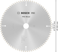 Pilový kotouč PRO Wood pro okružní pilu, 235 × 2,5 × 25,4 mm