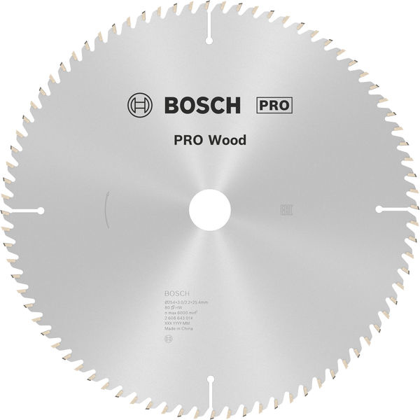 Pilový kotouč PRO Wood pro okružní pilu, 254 × 3 × 25,4 mm