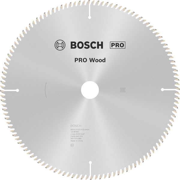 Pilový kotouč PRO Wood pro okružní pilu, 254 × 3 × 25,4 mm