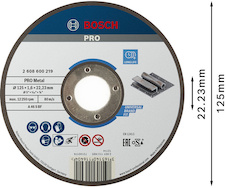 Řezací kotouč PRO Metal, 125 × 1,6 × 22,23 mm, oSa