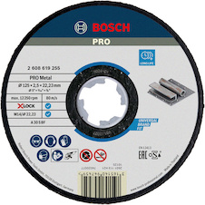 Řezací kotouč PRO Metal, 125 × 2,5 × 22,23 mm, X-Lock, rovný