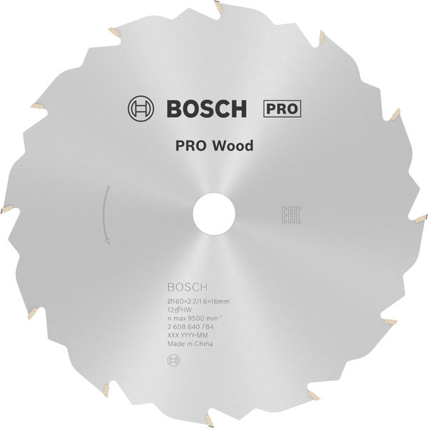 Pilový kotouč PRO Wood pro okružní pilu, 160 × 2,2 × 16 mm, T12