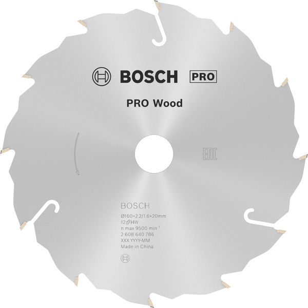 Pilový kotouč PRO Wood pro okružní pilu, 160 × 2,2 × 20 mm, T12