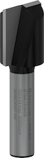Drážkovací fréza PRO, dva břity, Ø 15 × D 19,6, stopka 8 mm