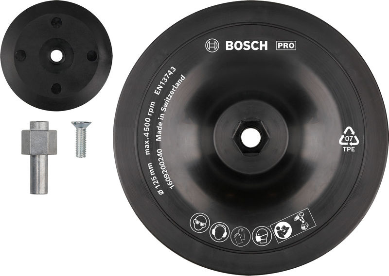 Podložný talíř PRO Backing Pad, 125 × 8 mm