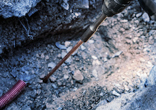 Zatloukač zemnicích tyčí PRO SDS max Earth Rod Driver, 16,5 × 260 mm