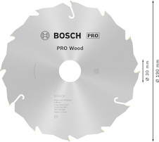 Pilový kotouč PRO Wood pro okružní pilu, 190 × 2,4 × 30 mm, T12