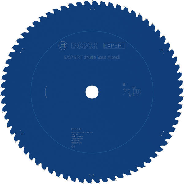 Pilový kotouč EXPERT Stainless Steel, 355 × 2,5/2,2 × 25,4 mm, T70