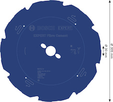 Pilový kotouč EXPERT Fibre Cement, 305 × 2,4/1,8 × 30 mm, T8