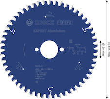 Pilový kotouč EXPERT Aluminium pro okružní pilu, 165 × 2,6/1,6 × 30 mm, T52