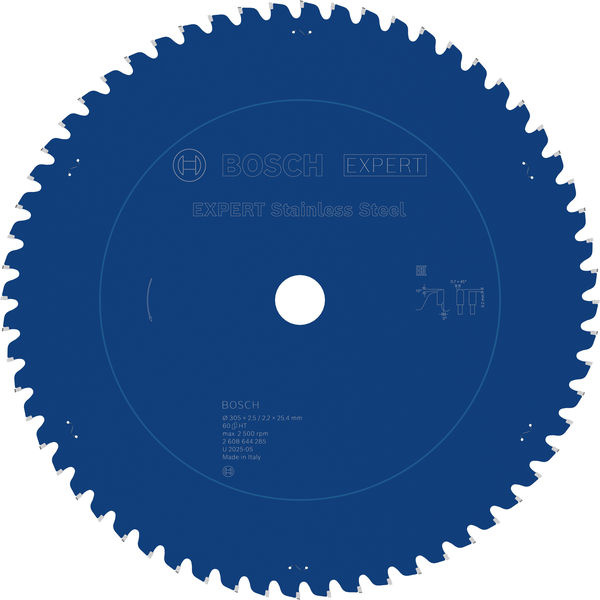 Pilový kotouč EXPERT Stainless Steel, 305 × 2,5/2,2 × 25,4 mm, T60