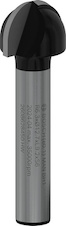 Žlábkovací fréza PRO, R 6,3, stopka 6 mm