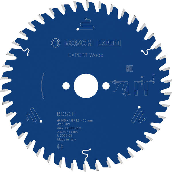 Pilový kotouč EXPERT Wood, 140 × 1,8/1,3 × 20 mm, T42