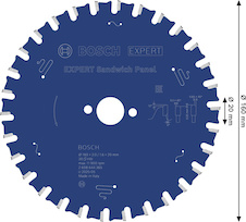 Pilový kotouč EXPERT Sandwich Panel, 160 × 2/1,6 × 20 mm, T30