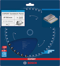 Pilový kotouč EXPERT Sandwich Panel, 190 × 2/1,6 × 30 mm, T36
