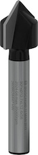Drážkovací fréza tvaru V PRO, 90° × Ø 12,7, stopka 6 mm