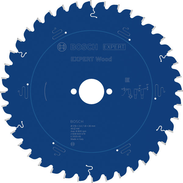Pilový kotouč EXPERT Wood, 216 × 2,4/1,8 × 30 mm, T40