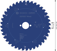 Pilový kotouč EXPERT Wood, 216 × 2,4/1,8 × 30 mm, T40
