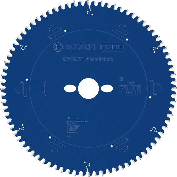 Pilový kotouč EXPERT Aluminium pro okružní pilu, 254 × 2,8/2 × 30 mm, T80