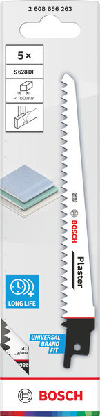 List Plaster S628DF 1,25 × 19 × 150 mm, 5 ks