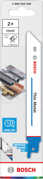 List Thin Metal S922EF 0,9 × 19 × 150 mm, 2 ks