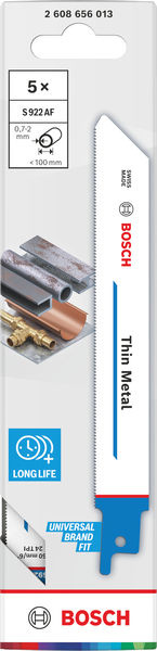 List Thin Metal S922AF 0,9 × 19 × 150 mm, 5 ks